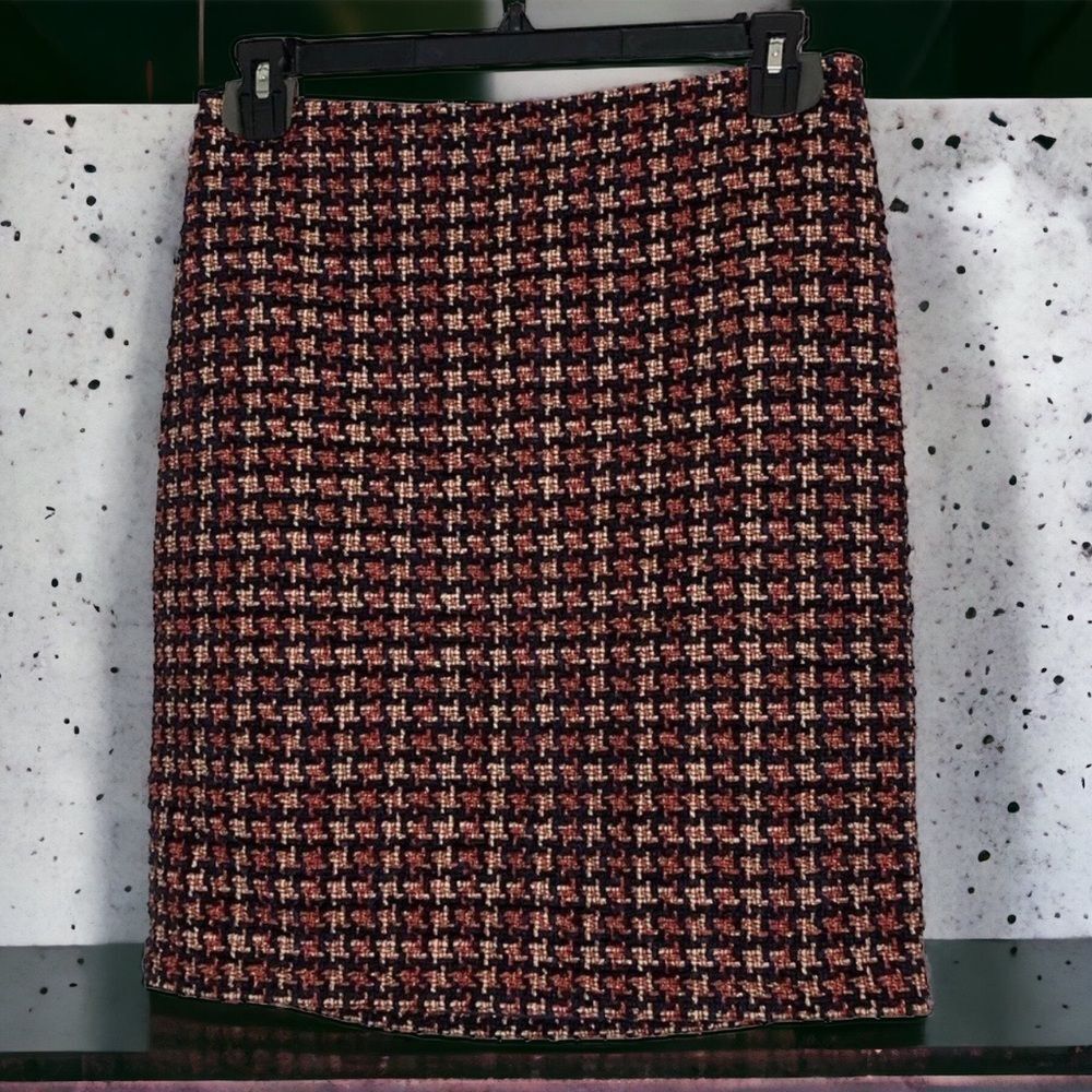 J McLaughlin Tweed Pencil Skirt